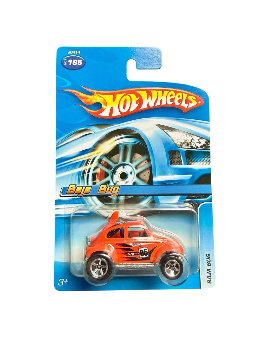 Hot Wheels 1:64 Baja Bug Volkswagen Diecast Car Orange Black MC-05 2005 Sealed
